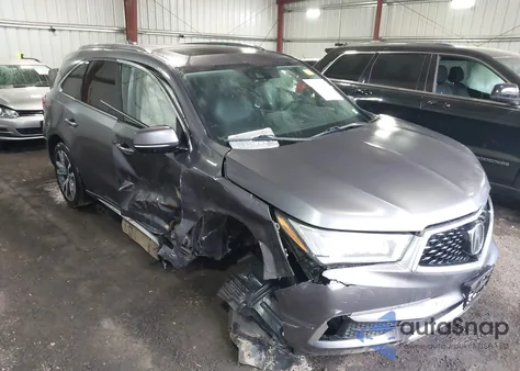 2019 Acura Mdx Advance Pkg из США, поврежденный, VIN 5J8YD4H8XKL003483